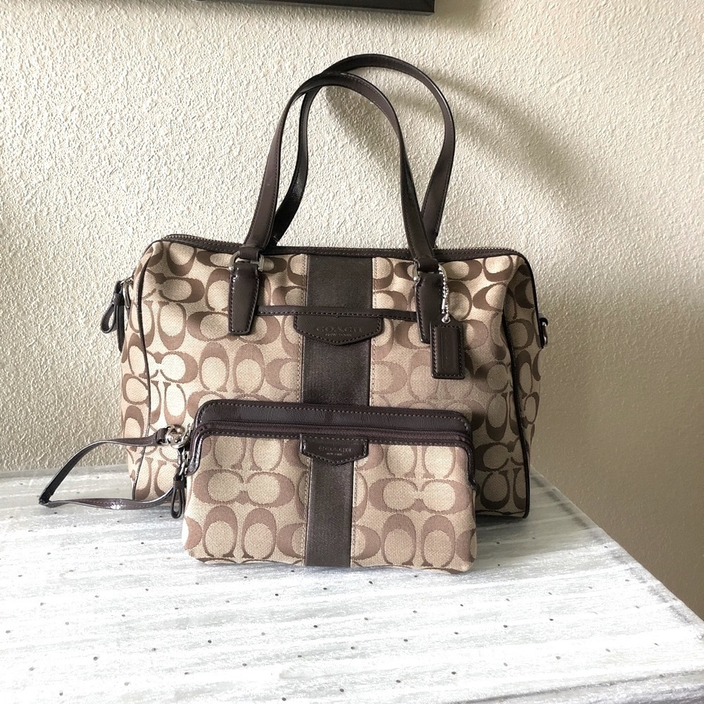 Coach bag and wallet